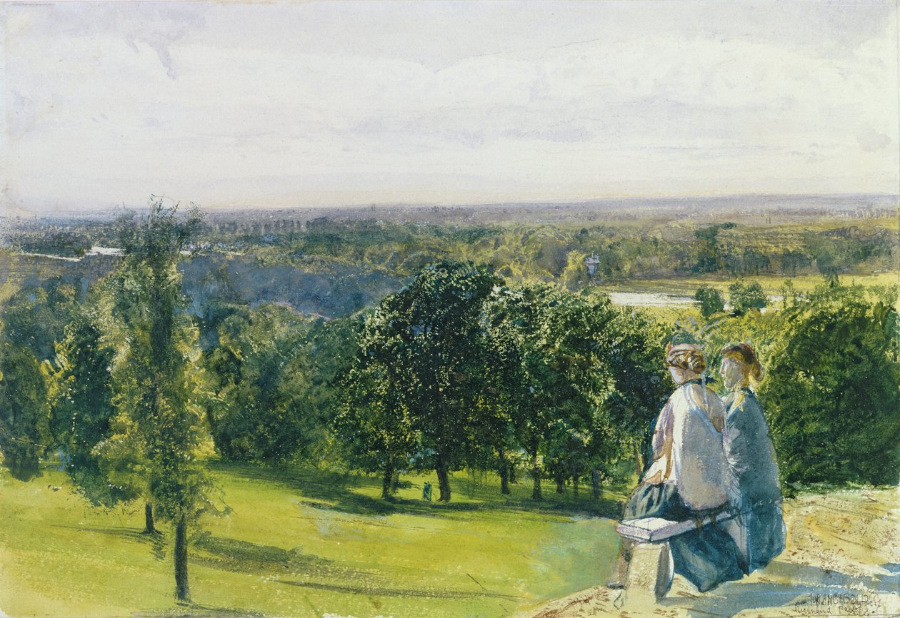 Im Richmond Park, c.1869 von John William Inchbold
