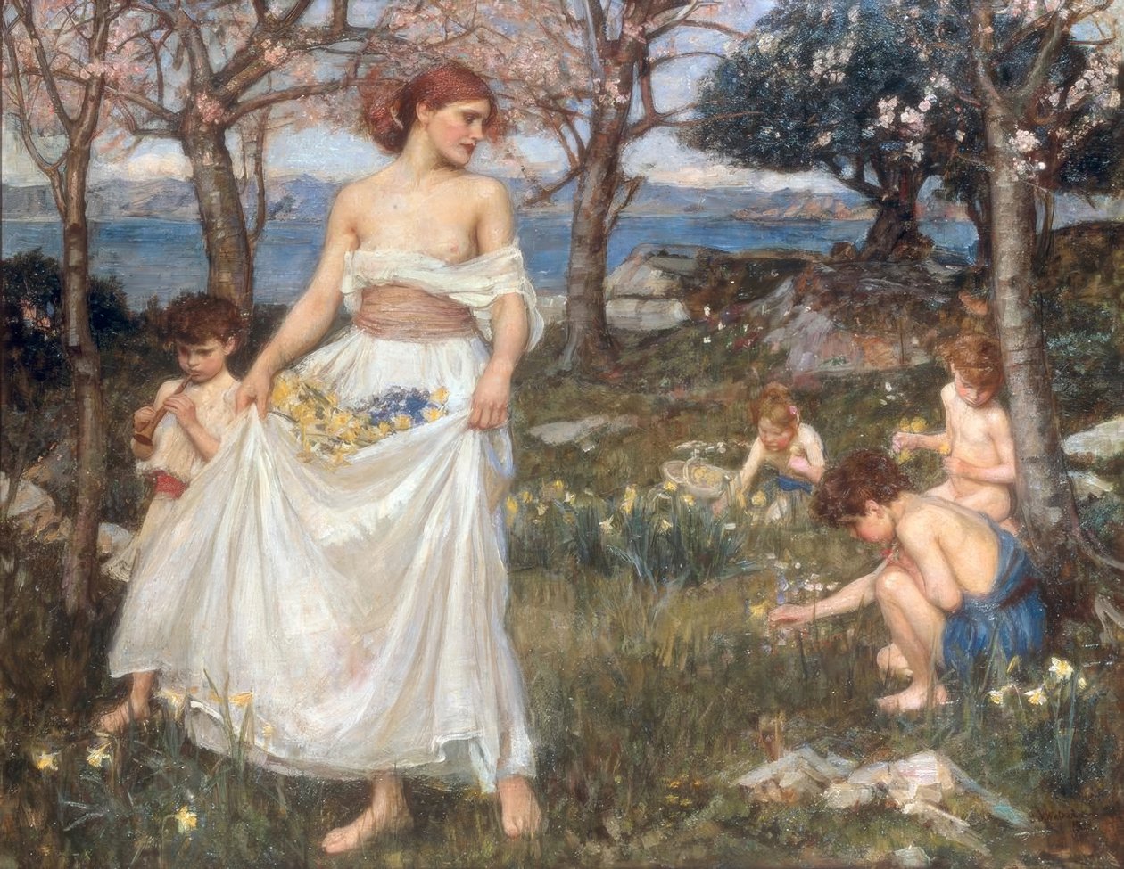 Ein Frühlingslied von John William Waterhouse
