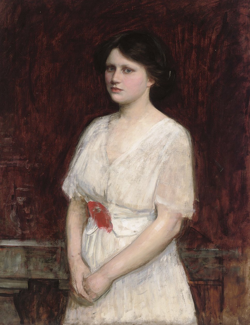 Porträt von Miss Claire Kenworthy von John William Waterhouse