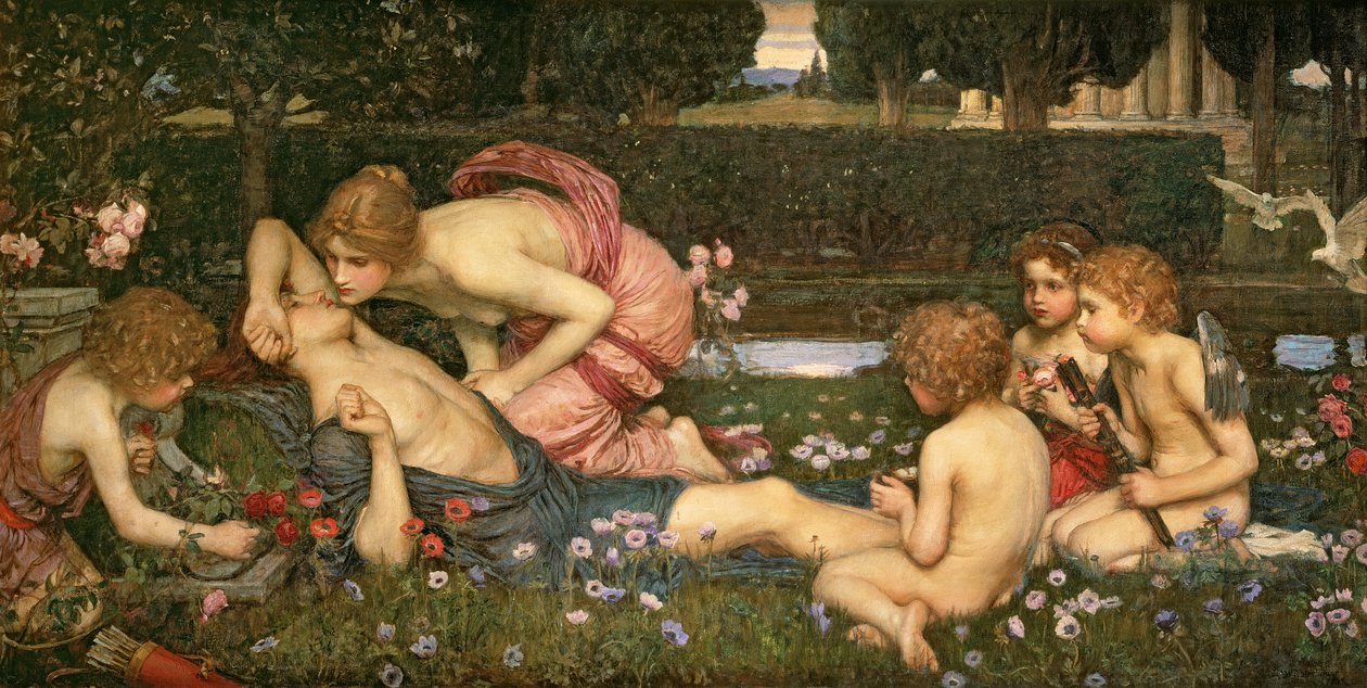 Das Erwachen des Adonis von John William Waterhouse