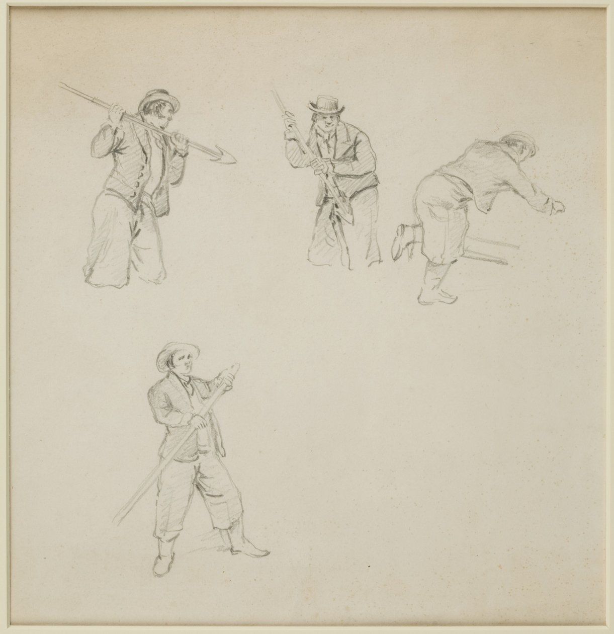 Figurenstudien von John Wilson Carmichael
