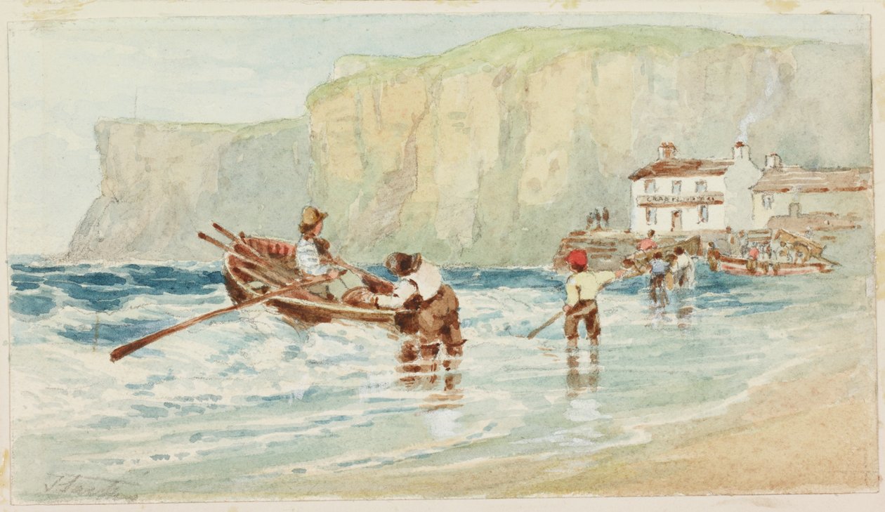 Staithes von John Wilson Carmichael