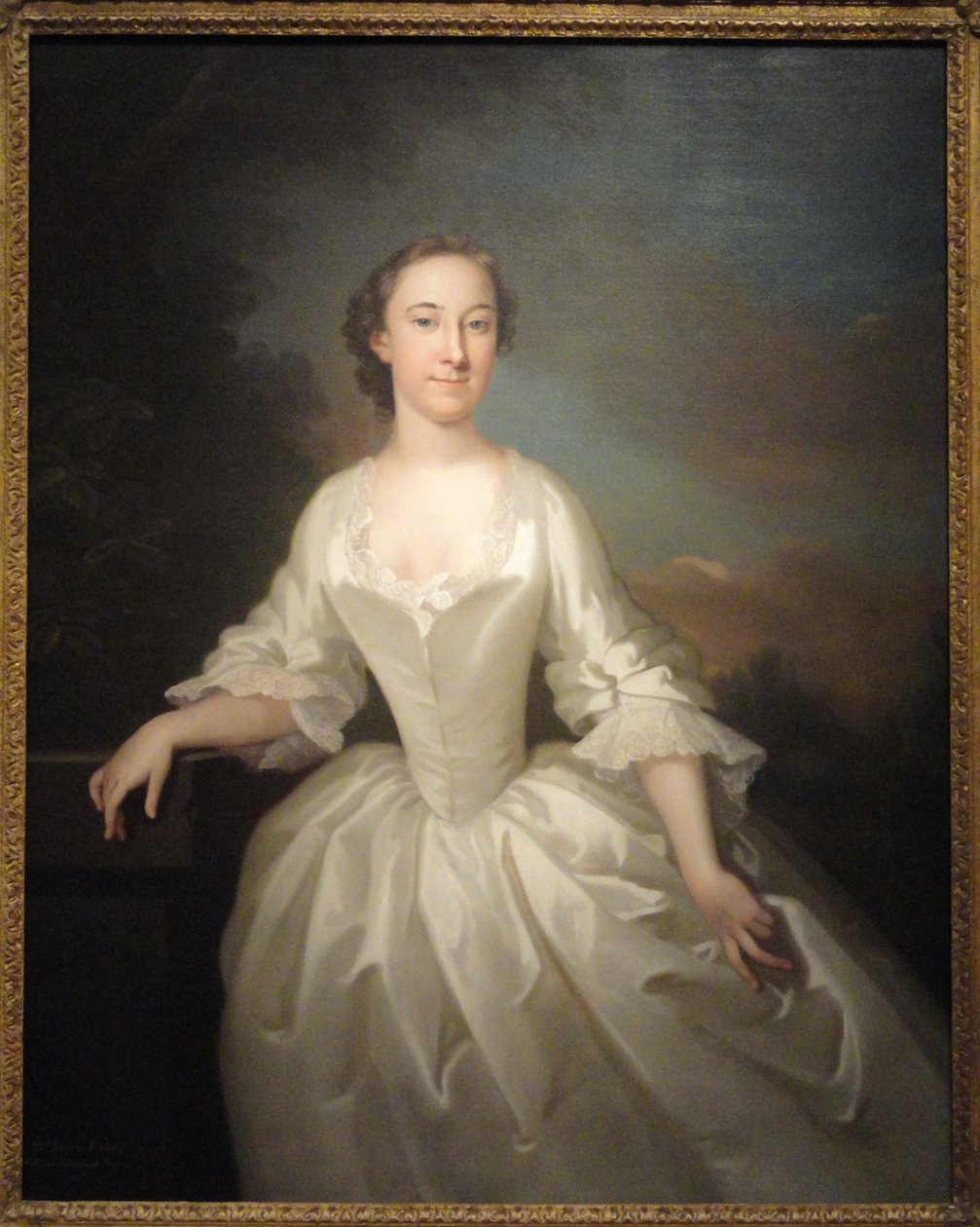 Porträt von Lucy Parry, Ehefrau von Admiral Parry von John Wollaston