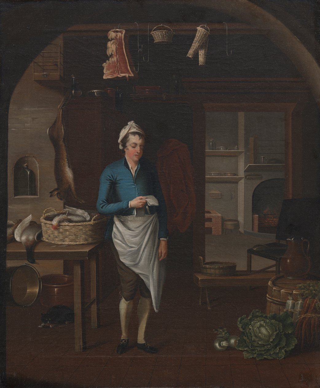 Küchenszene von John Atkinson