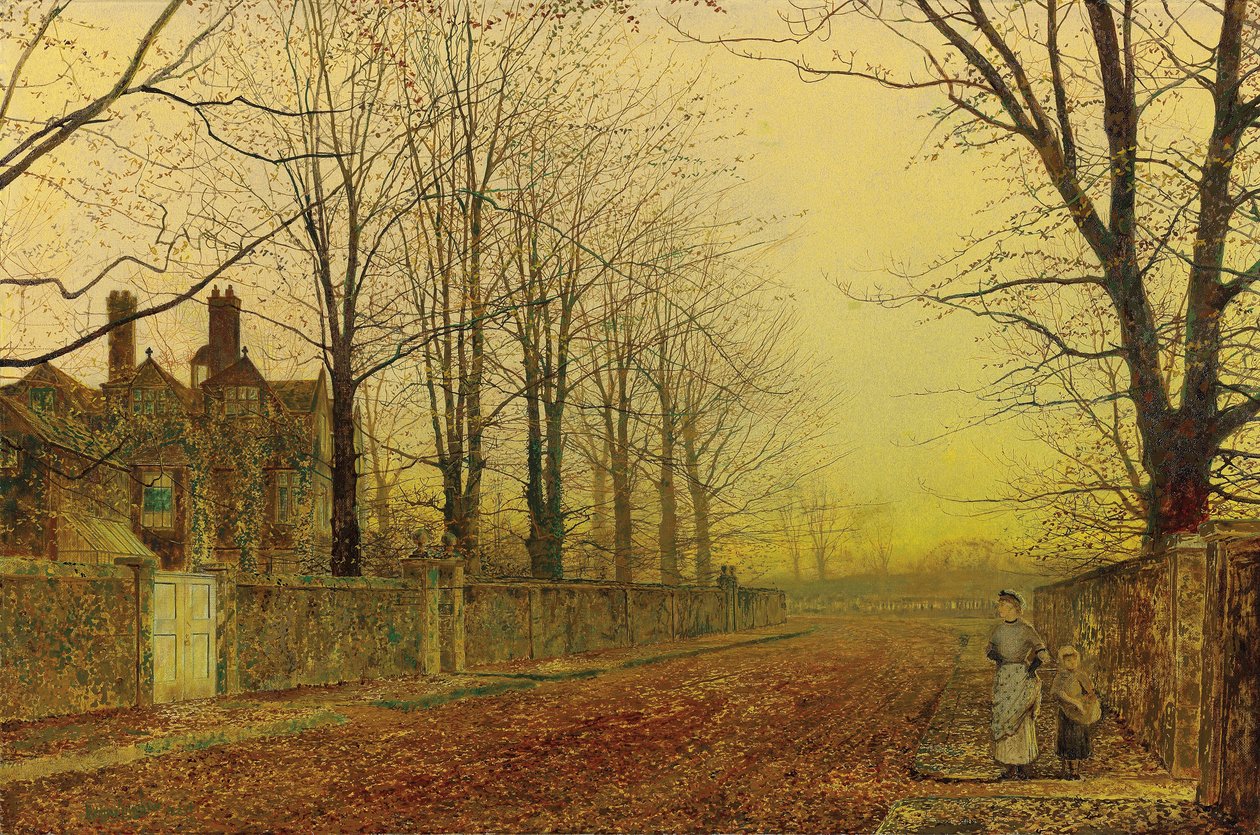 Herbstpracht, 1887 von John Atkinson Grimshaw