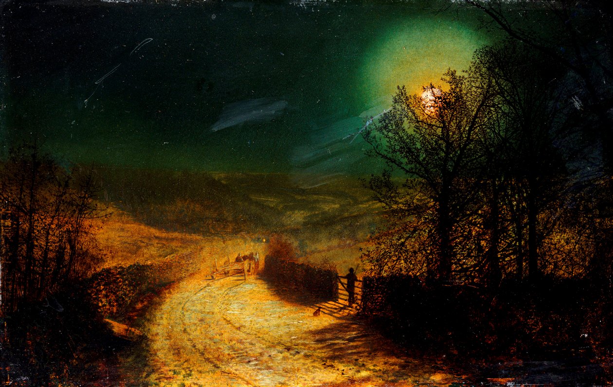 In der Nähe von Bolton Abbey, 1876 von John Atkinson Grimshaw