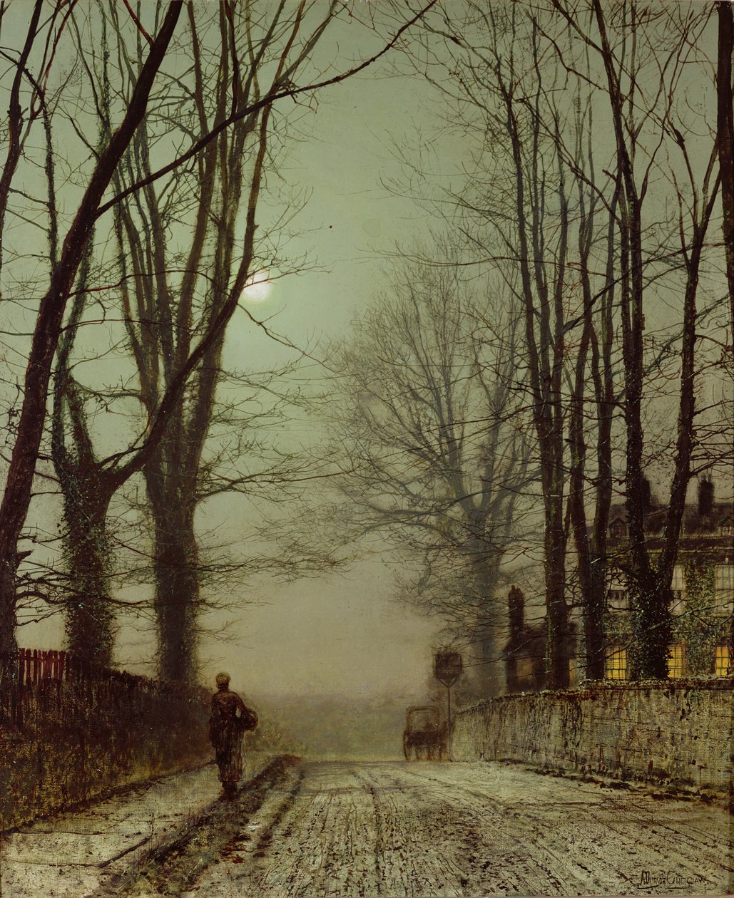 Putney Park Lane von John Atkinson Grimshaw