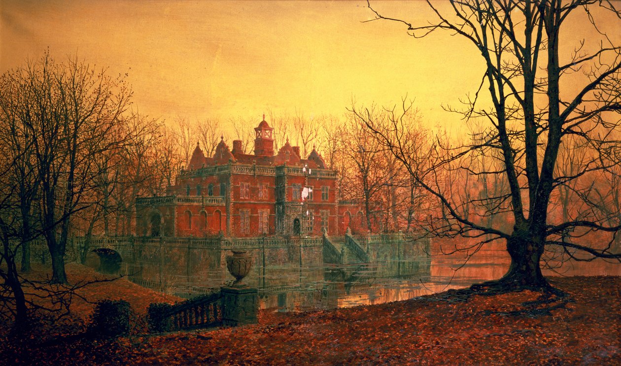 Das Spukhaus von John Atkinson Grimshaw