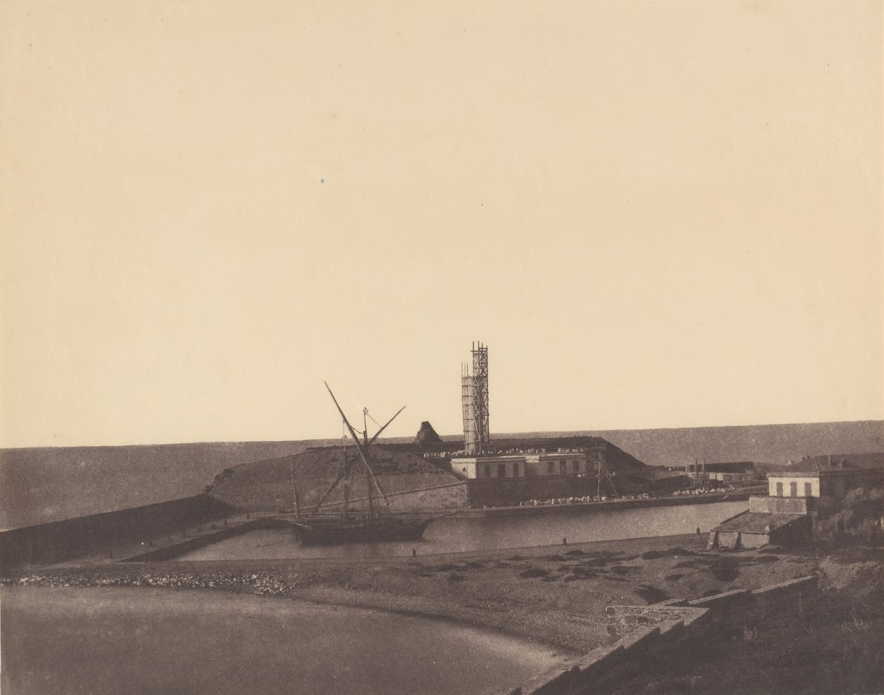Boot im Hafen, Algerien von John Beasley Greene