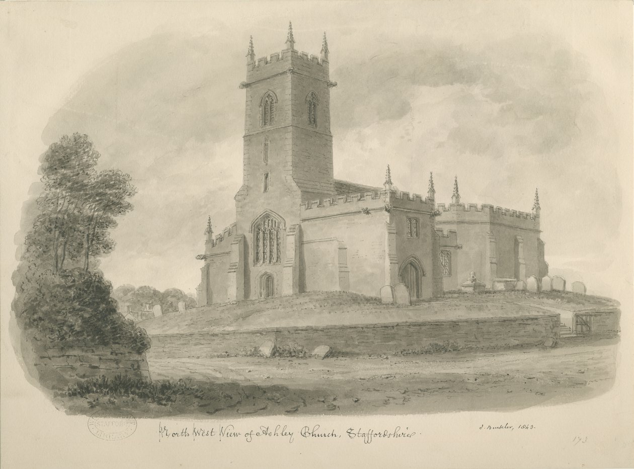 Ashley Kirche von John Buckler