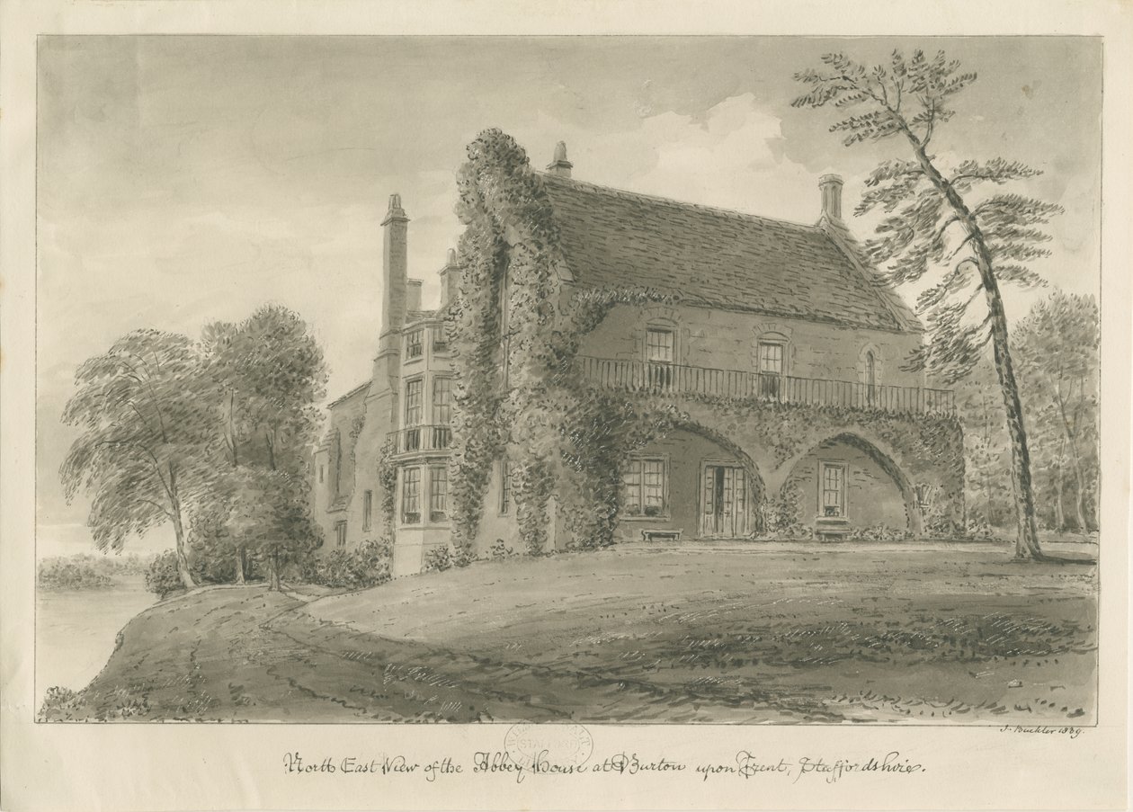 Burton-upon-Trent Abtei von John Buckler