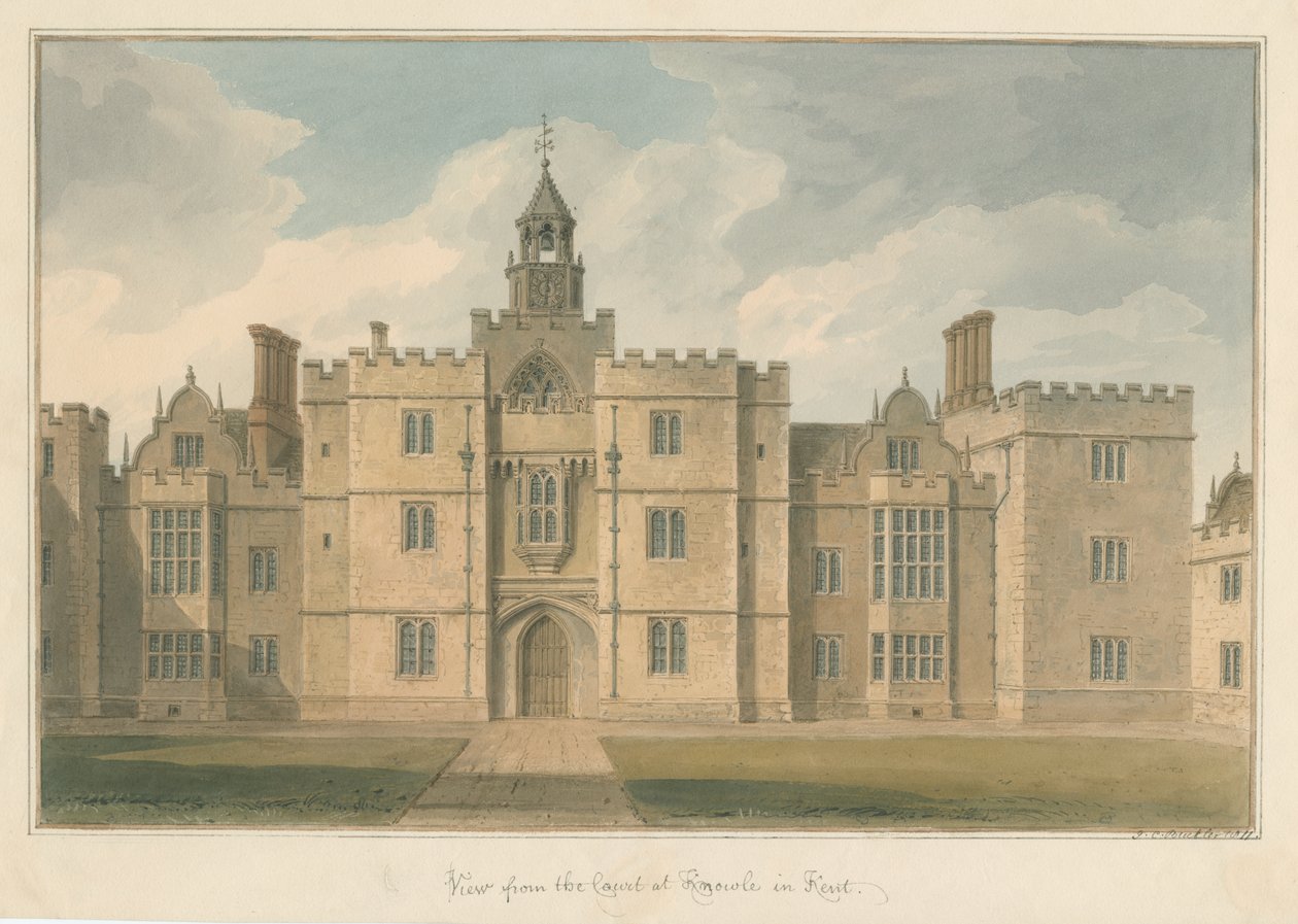 Kent - Knowle, 1811 von John Buckler