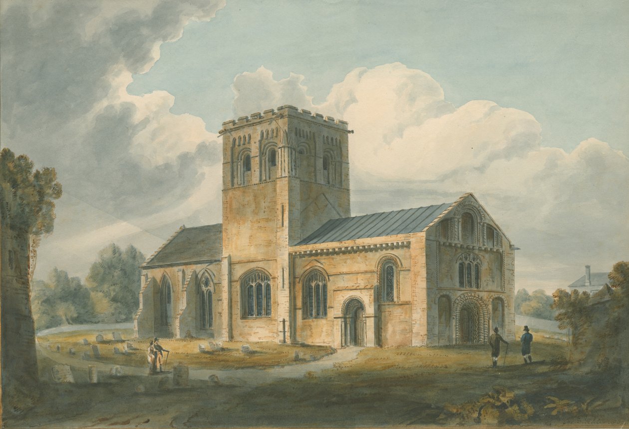 Oxfordshire - Meofley Kirche, 1802 von John Buckler