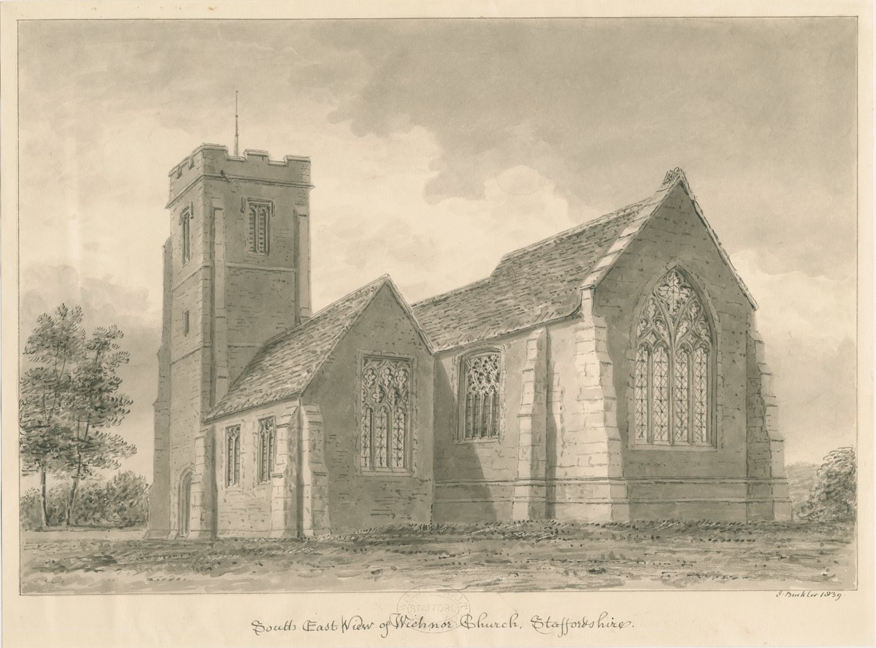 Wichnor Kirche von John Buckler