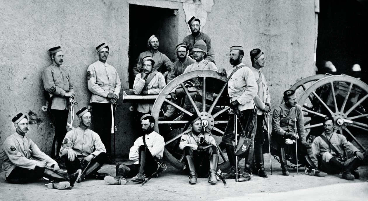 Mitglieder der Royal Artillery von John Burke