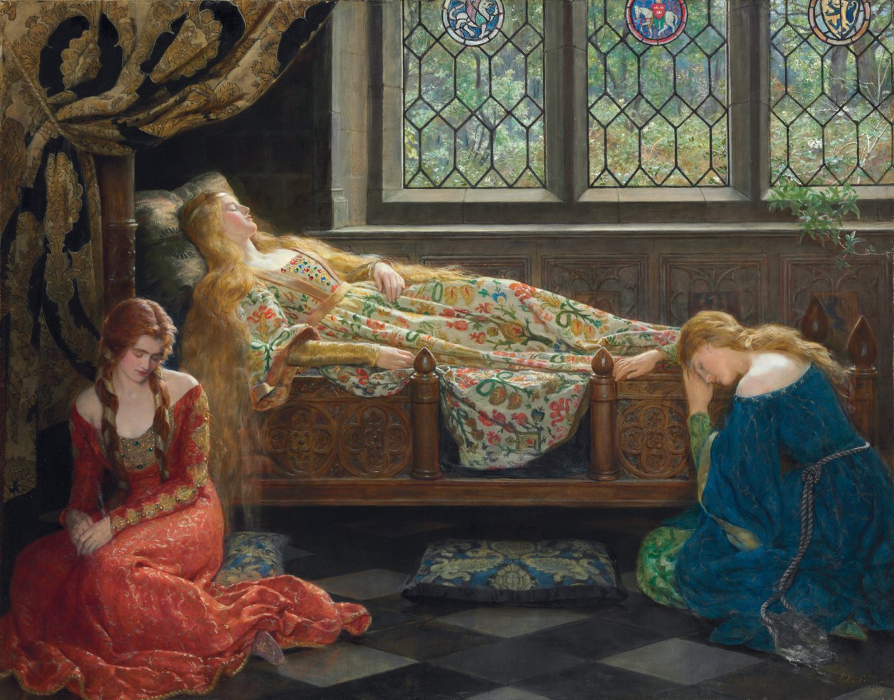 Dornröschen von John Collier