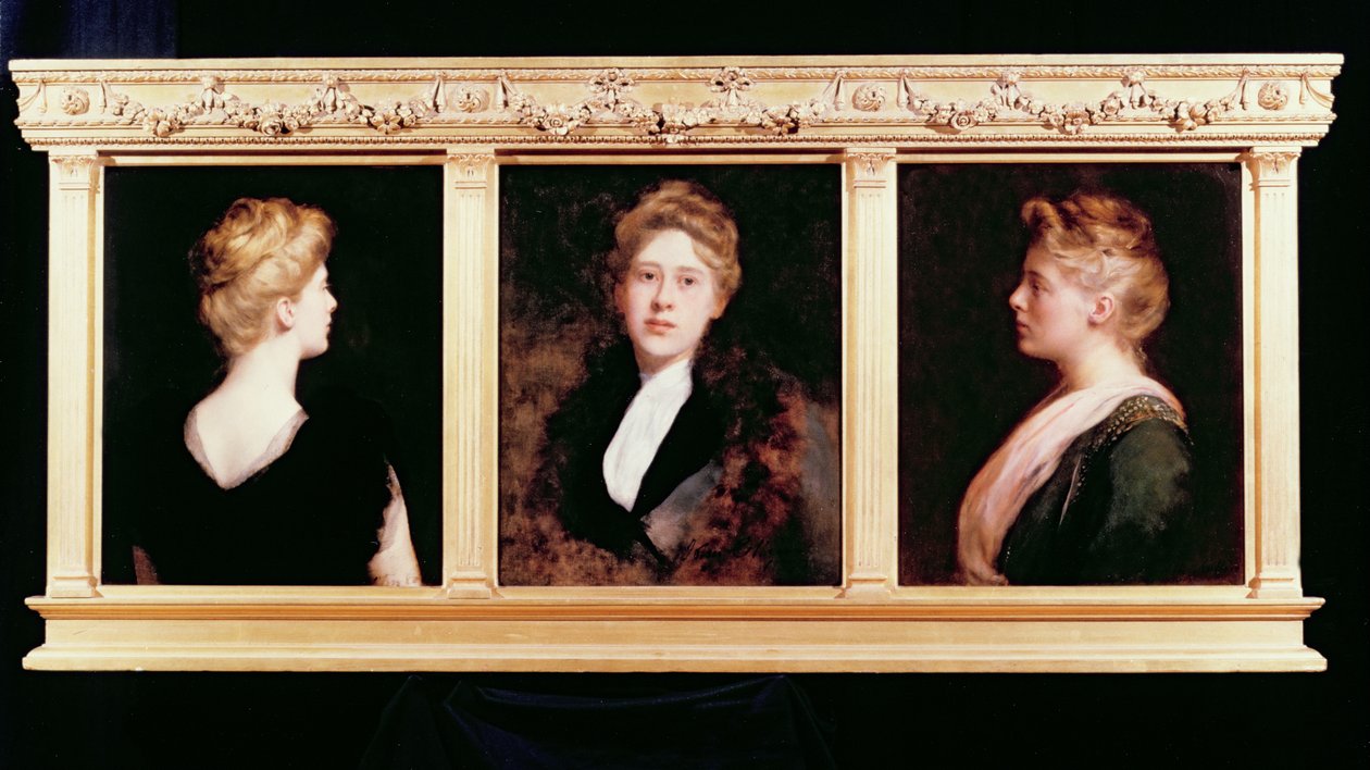 Dreifachporträt einer Frau von John Collier