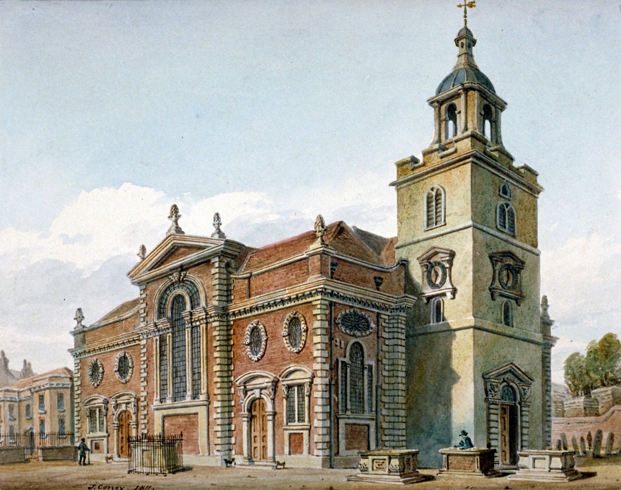 Kirche St. Mary, Whitechapel, London von John Coney