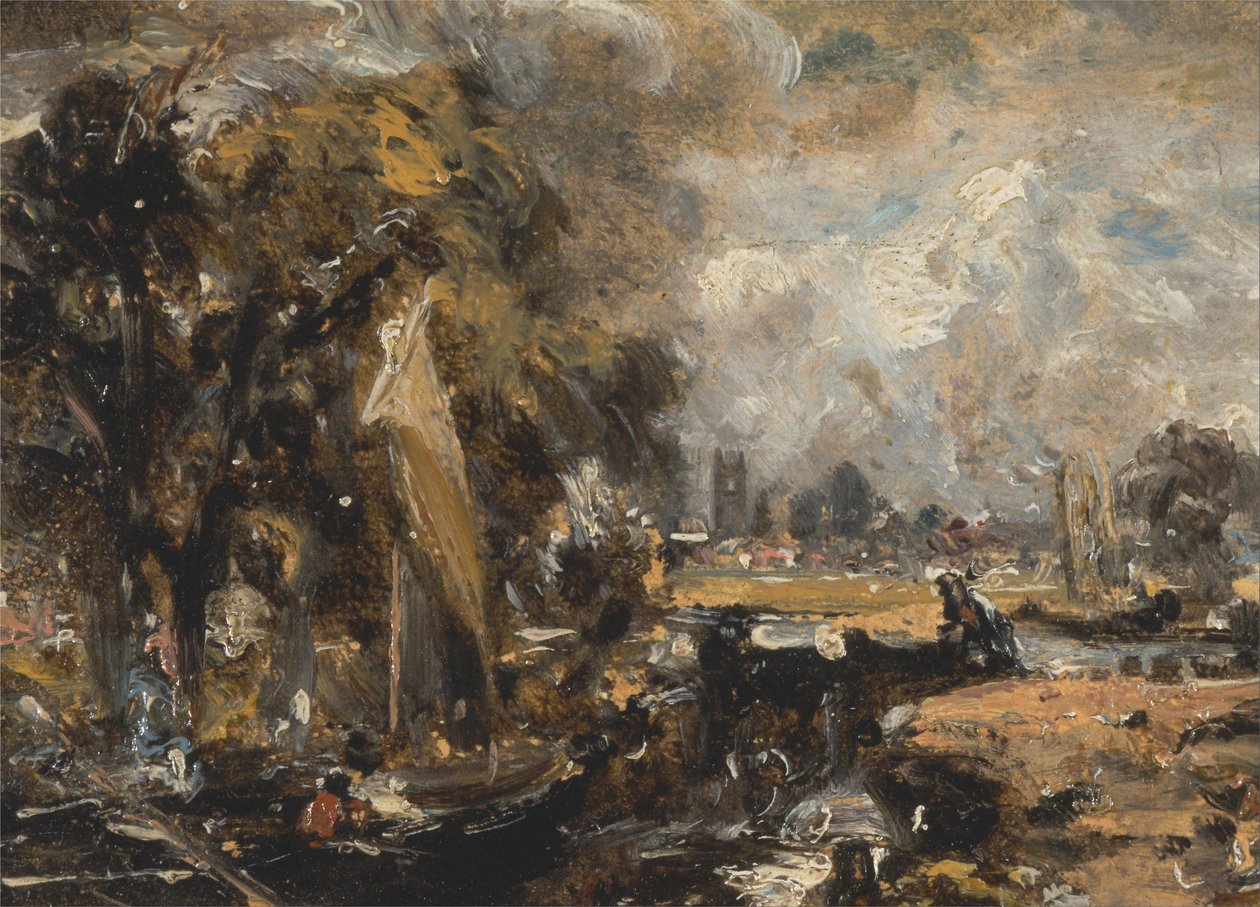 Dedham Schleuse von John Constable