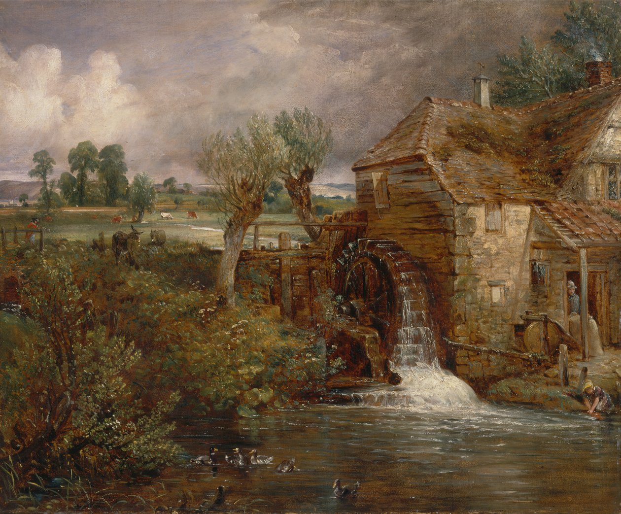 Parham Mill, Gillingham, ca. 1826 von John Constable