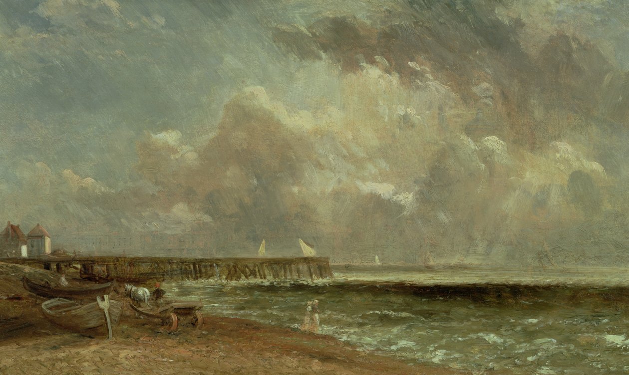 Yarmouth Pier, 1822 von John Constable