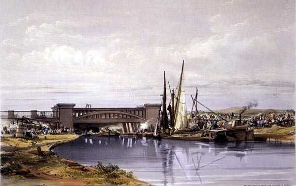 Eisenbahnbrücke über den Regent