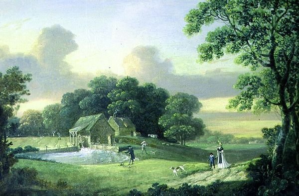 Angeln an einem Teich von John Cranch