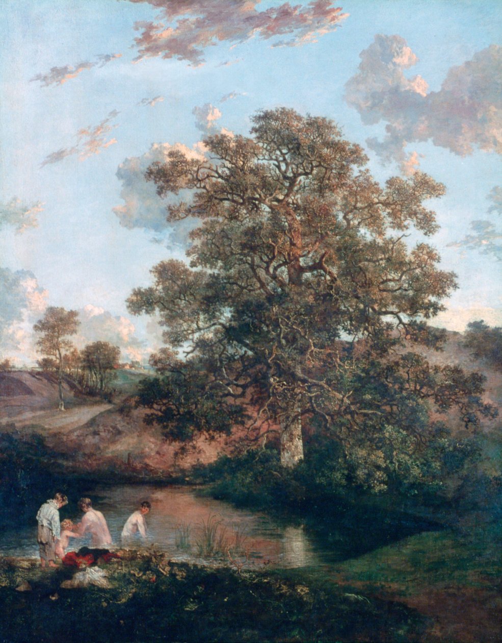 Die Poringland-Eiche, um 1818-1820 von John Crome