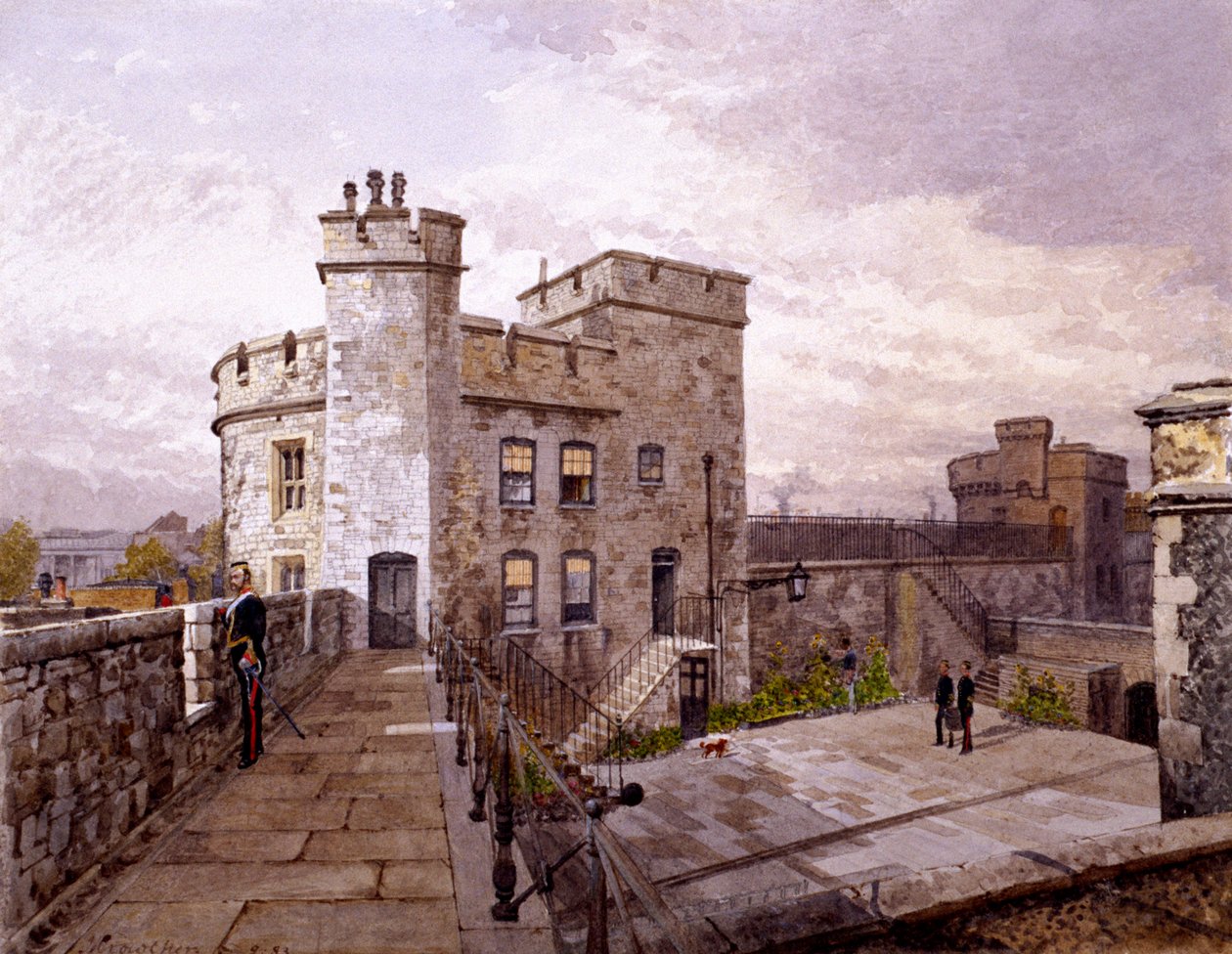 Tower of London, London, 1883 von John Crowther