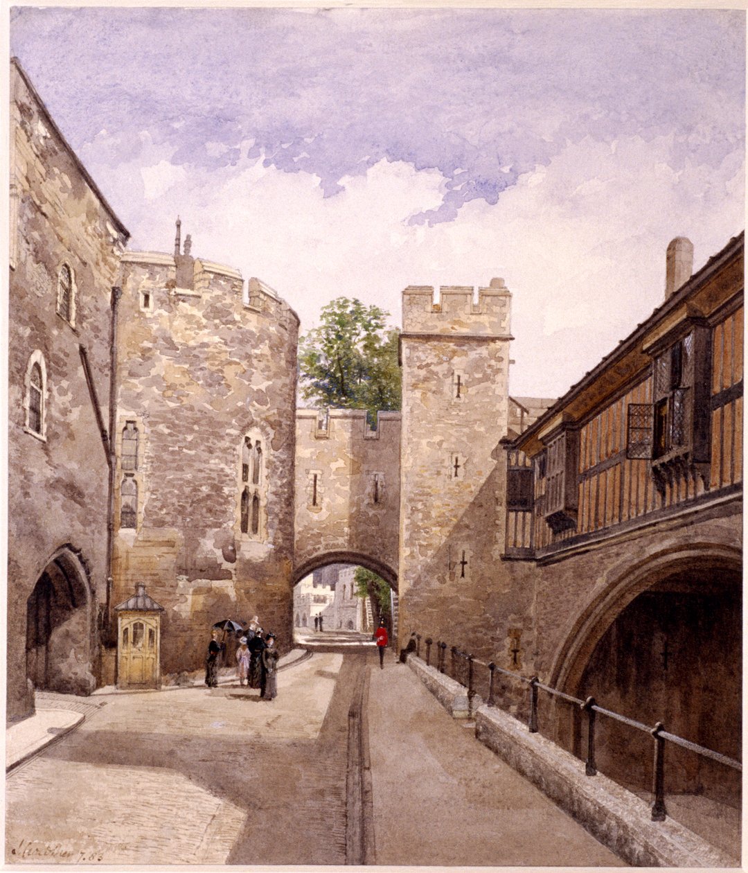 Tower of London, London, 1883 von John Crowther