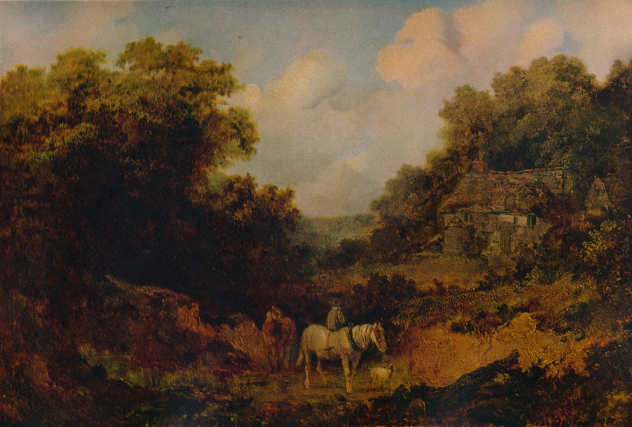 Landschaftsszene, 1851, 1935 von John Dearman