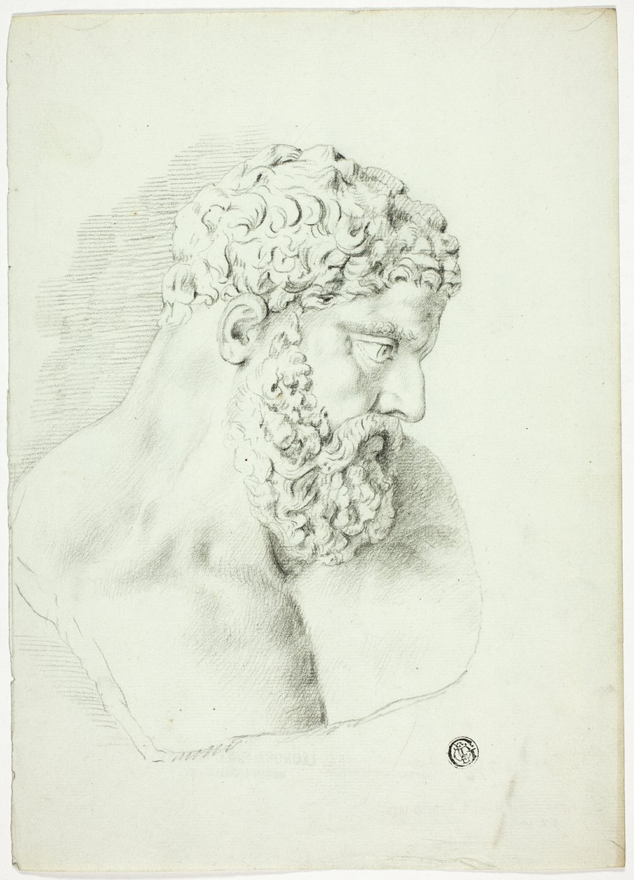 Büste eines bärtigen Mannes von John Downman