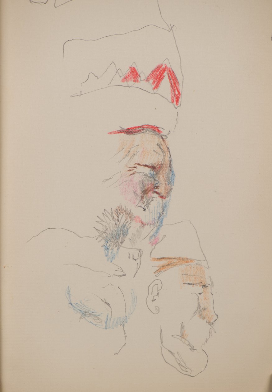Ohne Titel [Profilgesichter] von John Duncan