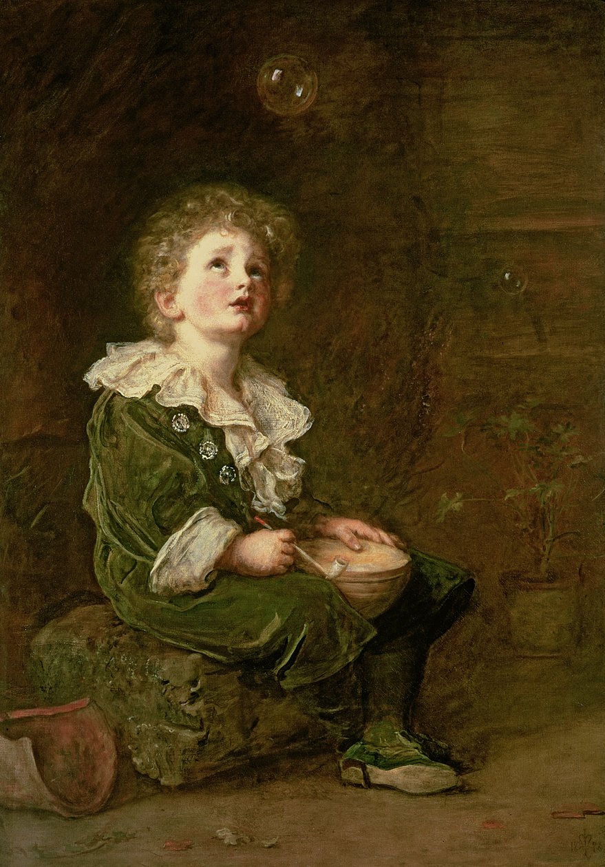 Seifenblasen, 1886 von John Everett Millais