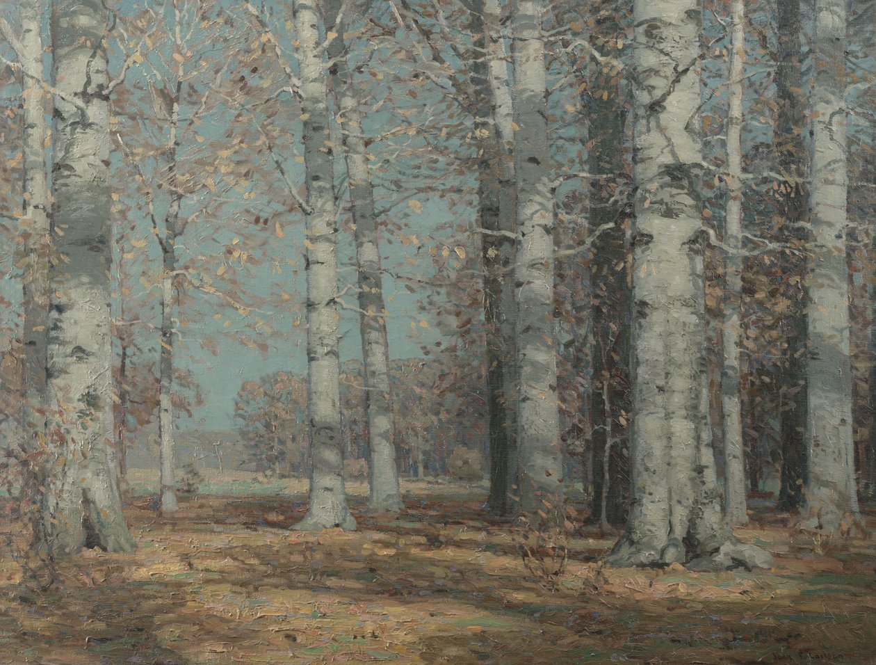 Herbstbuchen, ca. 1908-1915 von John Fabian Carlson