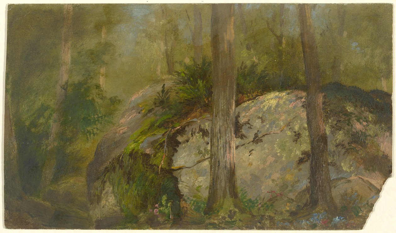 Waldszene von John Ferguson Weir