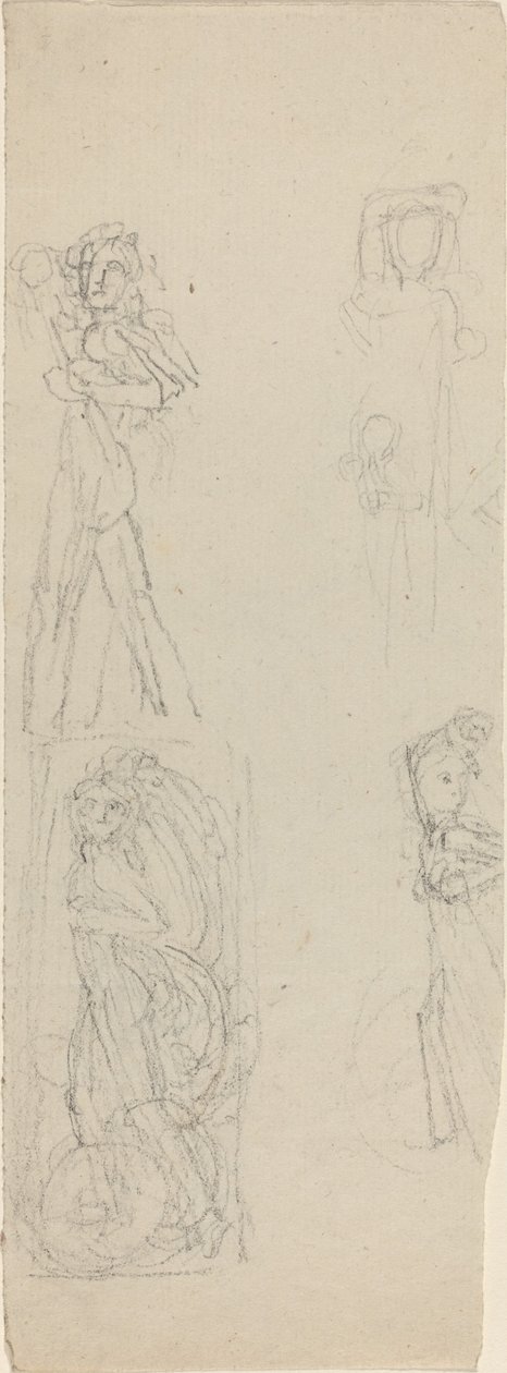 Blatt mit Studien [recto und verso] von John Flaxman