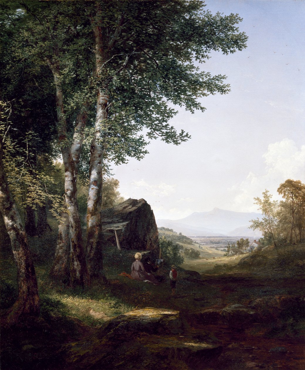 Ansicht des Mansfield Mountain, 1849 von John Frederick Kensett