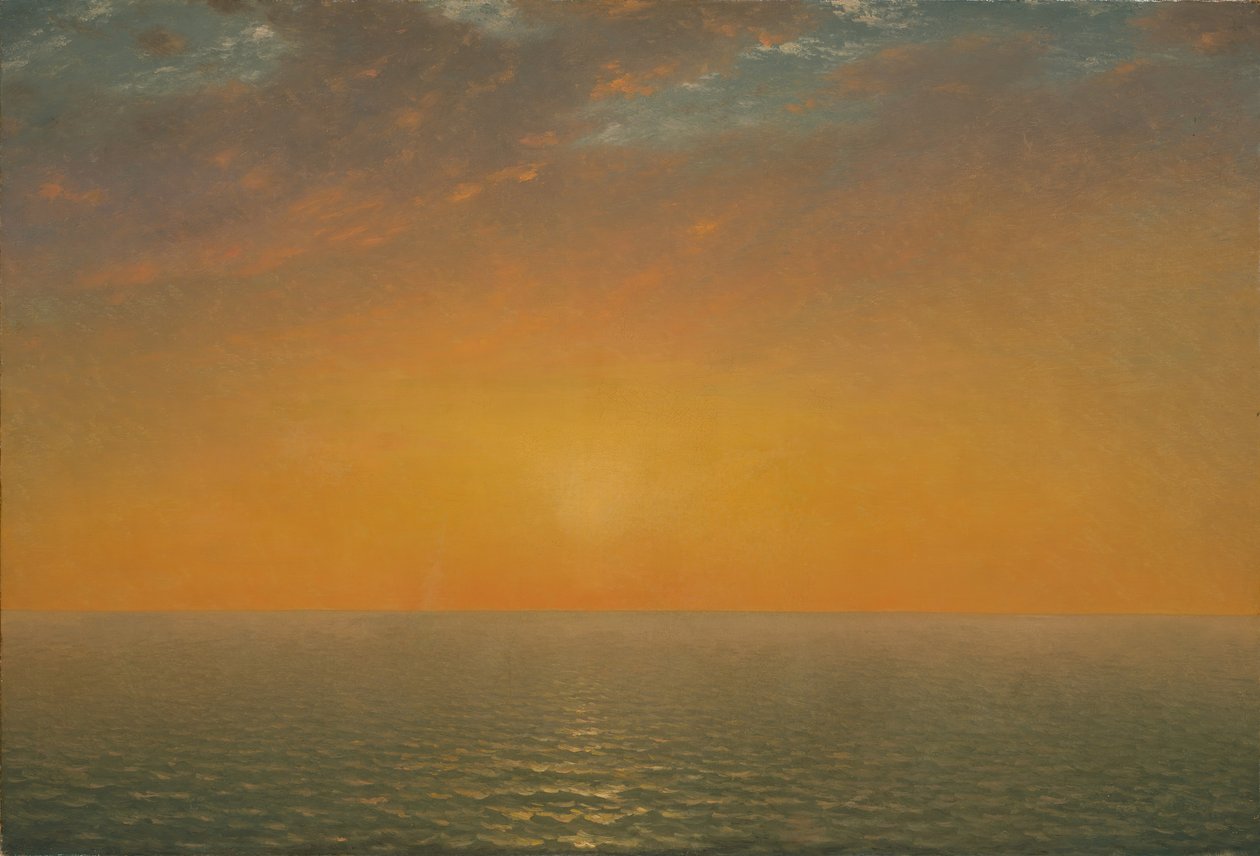 Sonnenuntergang am Meer, 1872 von John Frederick Kensett