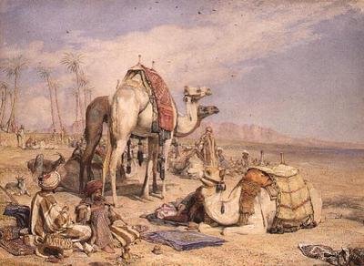 Eine Rast in der Wüste von John Frederick Lewis