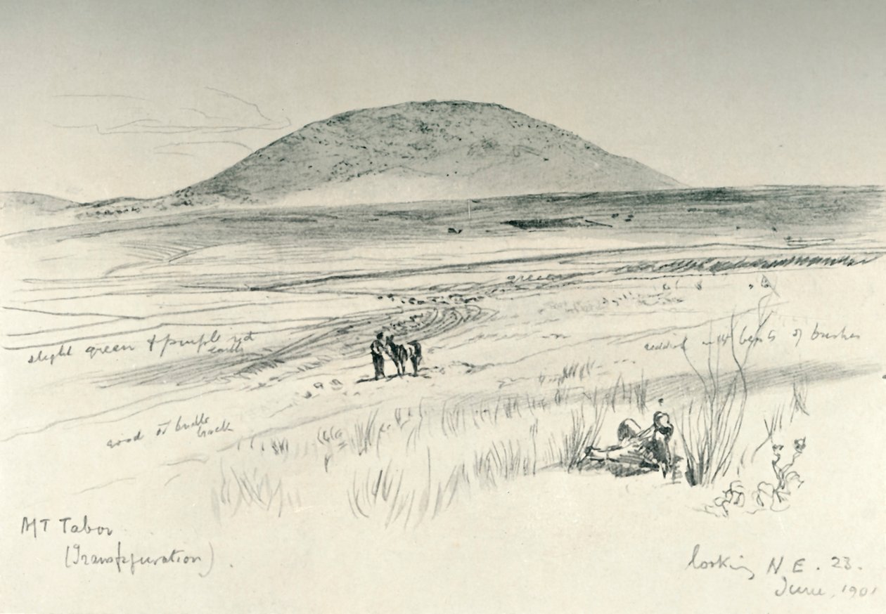 Berg Tabor, 1902 von John Fulleylove