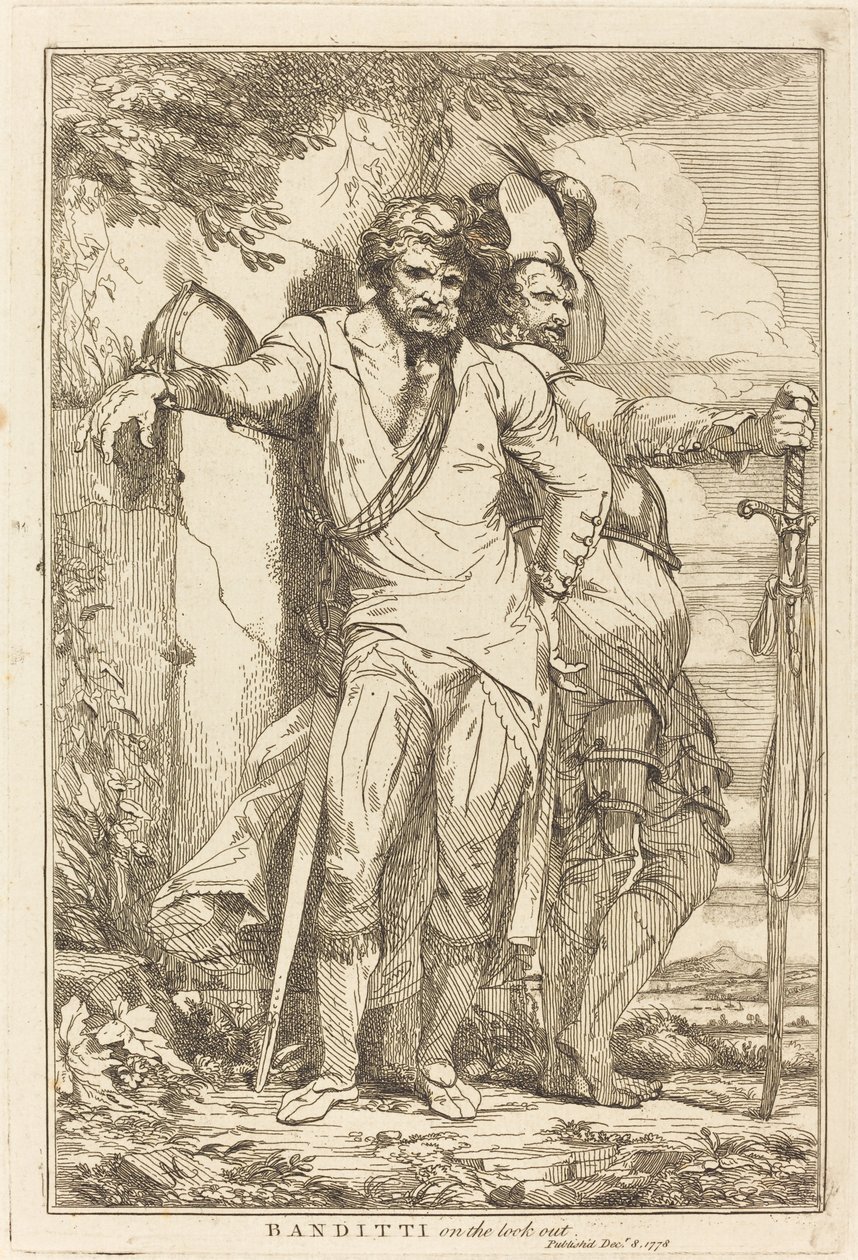 Banditen auf der Lauer von John Hamilton Mortimer