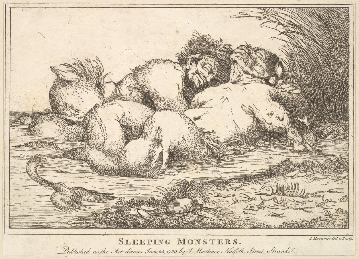 Schlafende Monster von John Hamilton Mortimer