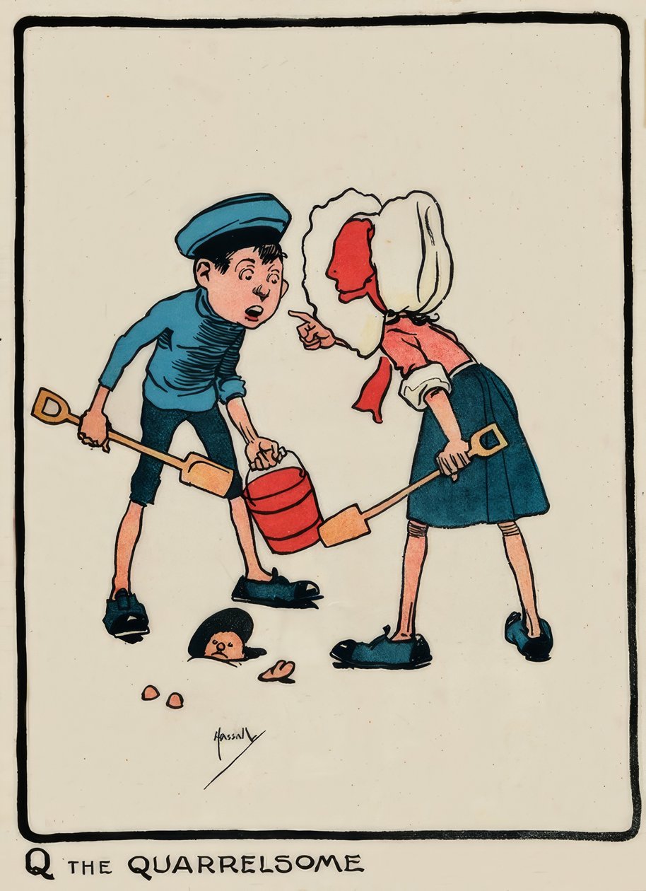 Q the Quarrelsome von John Hassall