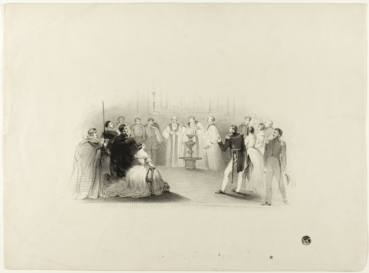 Taufe von Edward VII von John Hayter