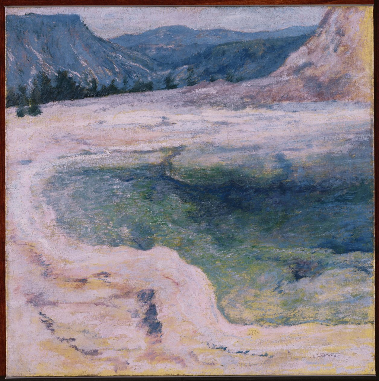 Der Smaragdpool von John Henry Twachtman