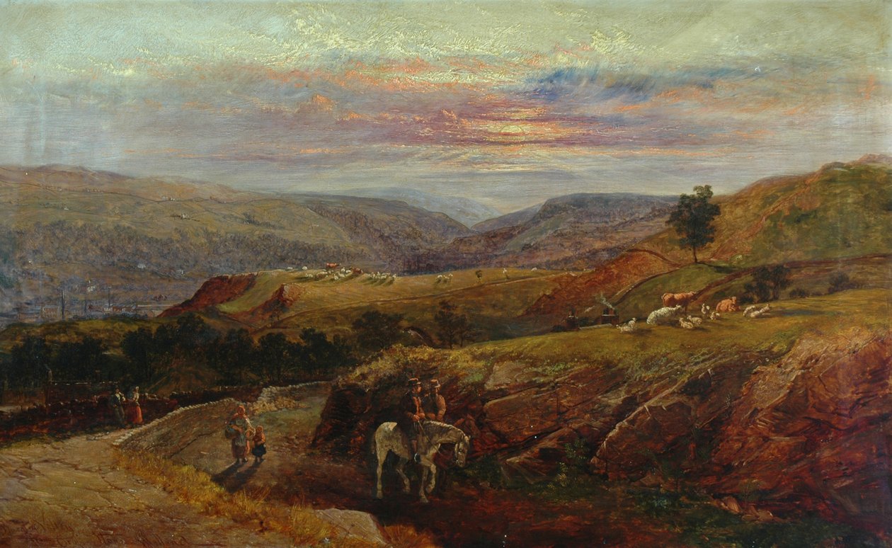 Burnley Valley von Crofts Stone, 1870 von John Holland