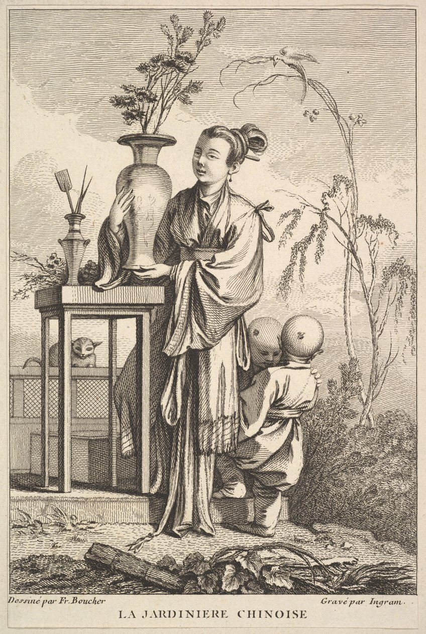 Der chinesische Gärtner, 1741-63 von John Ingram