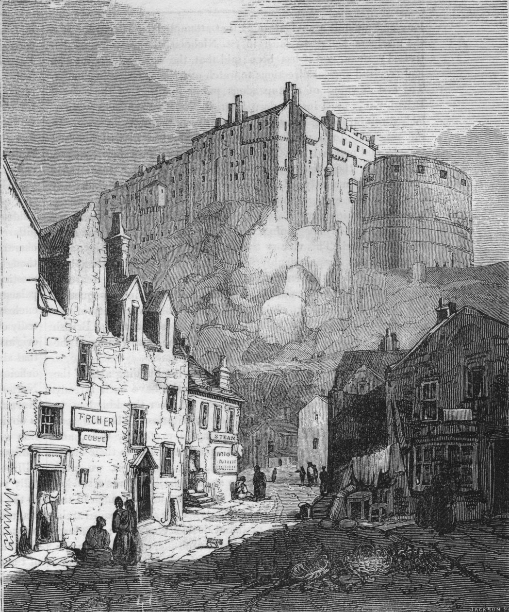 Edinburgh Castle, 1843, 1845 von John Jackson