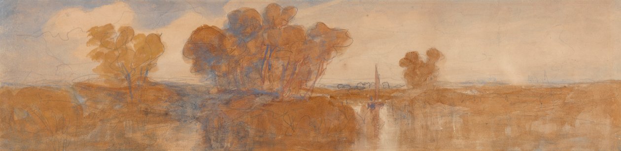 Eine entfernte Ansicht von Norwich von John Joseph Cotman